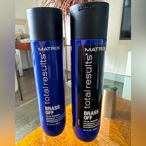 MATRIX Total Results Blue Shampoo + Blue Coniditoner NEW NWT